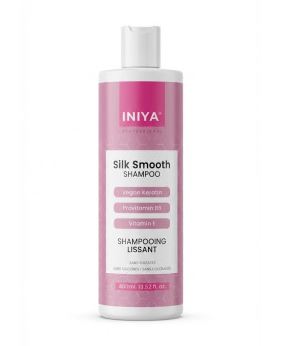 Iniya Shampooing Lissant Silk Smooth 400ml | Sans Sulfate | Soie